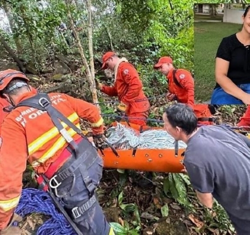 Desaparecida há três dias, mulher é resgatada em ribanceira de 50 metros em cachoeira