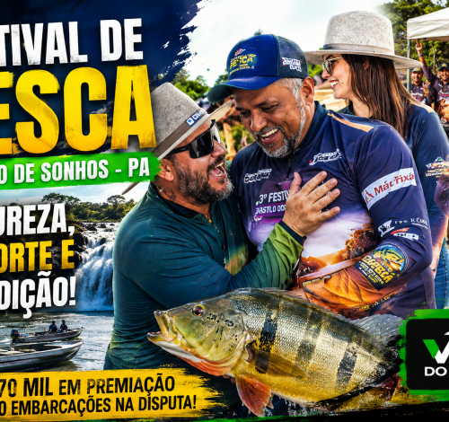 Festival de Pesca transforma Castelo de Sonhos em palco de esporte, turismo e valorização do Rio Curuá