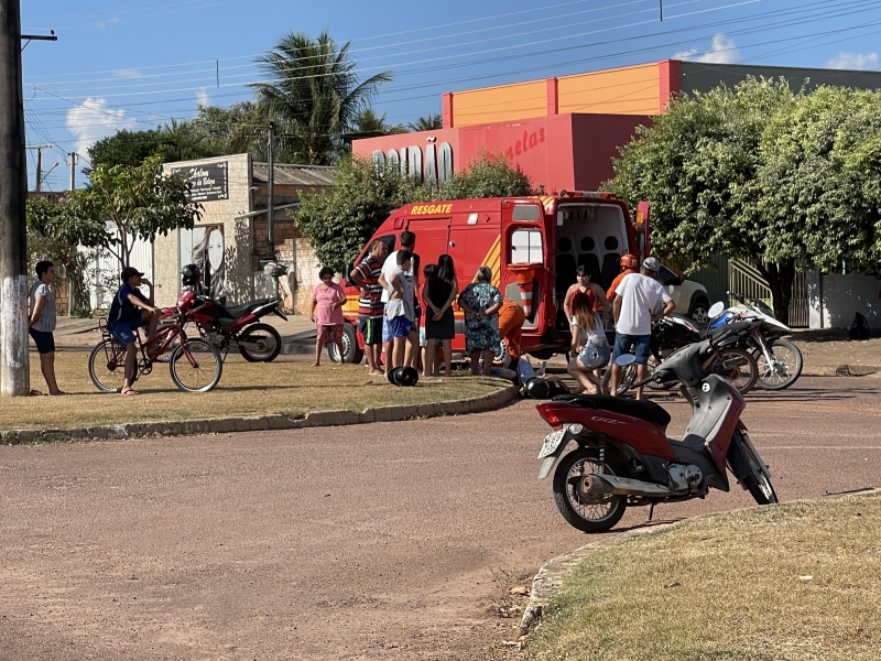 Colisão entre duas motocicletas deixa dois feridos em Guarantã do Norte
