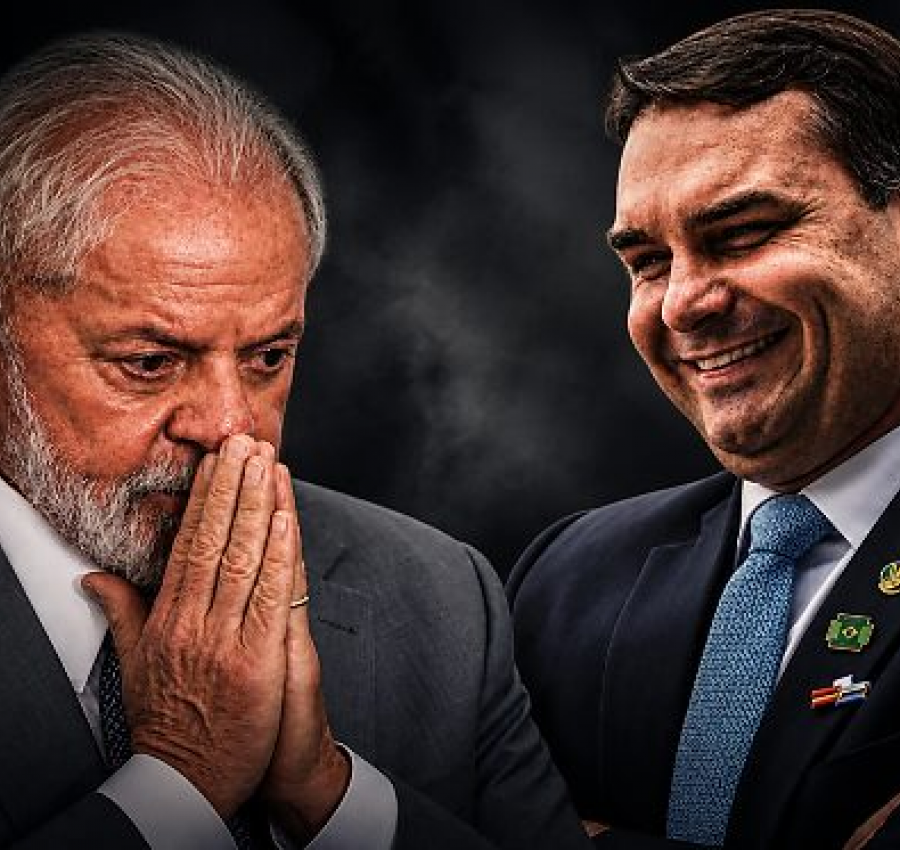 LULA ENTRA EM PÂNICO: Pesquisa já aponta Flávio Bolsonaro à frente de Lula no 2º turno