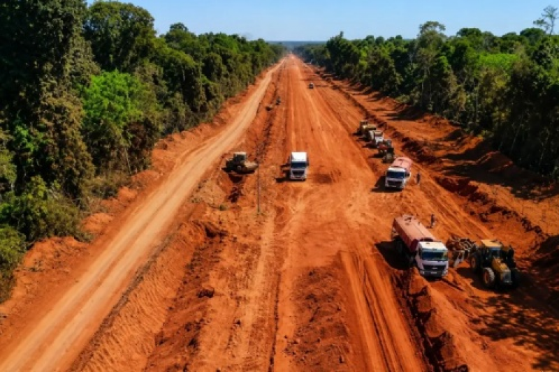 Jazida encontrada quase vazia derruba licitação de R$ 14,4 milhões para rodovia em MT