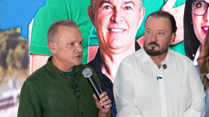 Wellington apresenta Reinaldo Morais como vice na chapa ao Governo de Mato Grosso