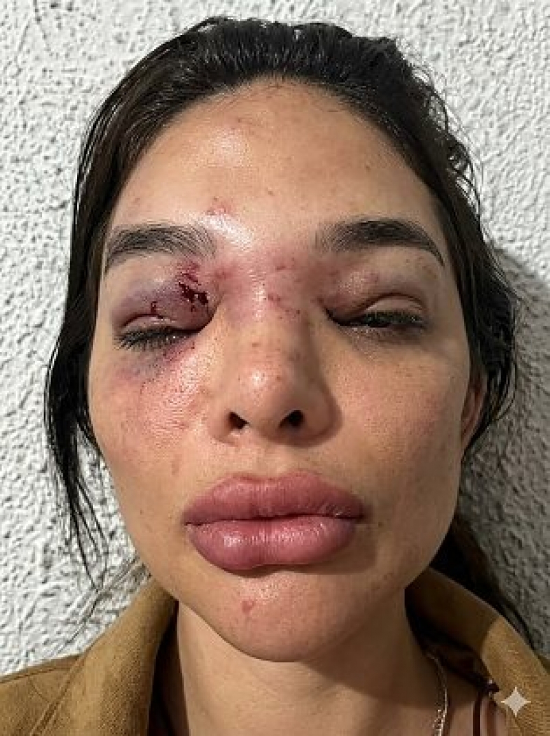 Mulher fica deformada após ser espancada por marido; empresário é preso em flagrante 
