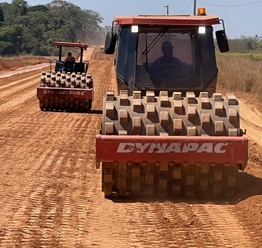 Pavimentação da MT-322 avança e fortalece ligação entre Novo Mundo e Matupá