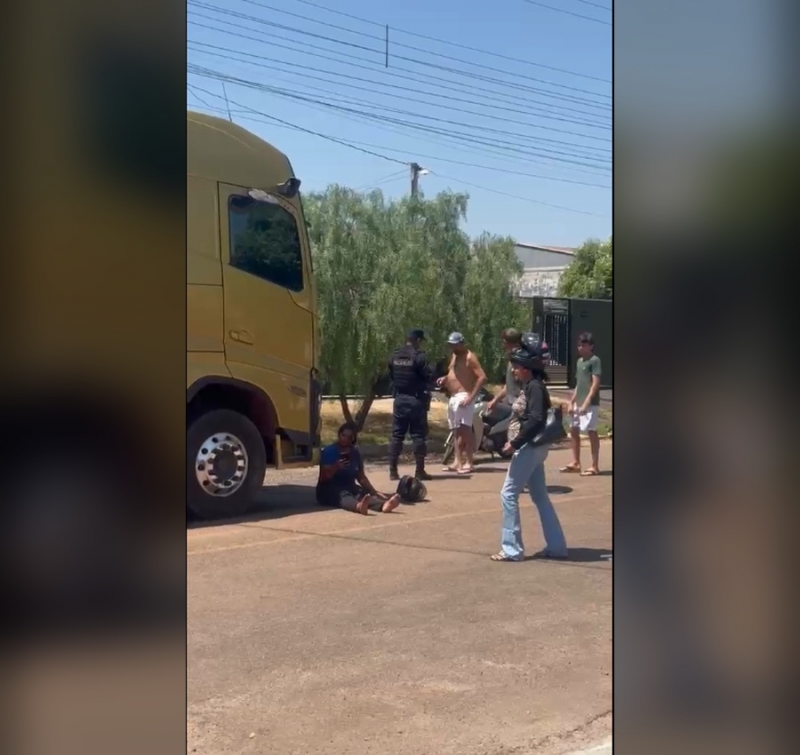 Mulher de 25 anos morre após colisão entre carreta e motocicleta em Guarantã do Norte