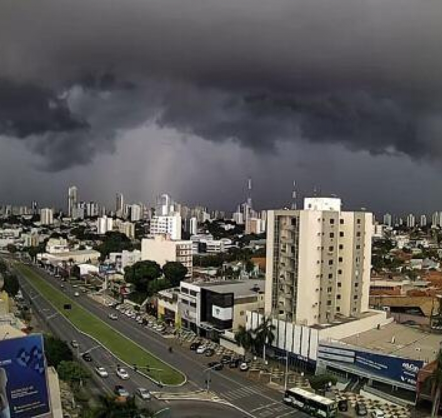 Mato Grosso terá quatro dias de chuva e temporais com ventos de até 90 km/h