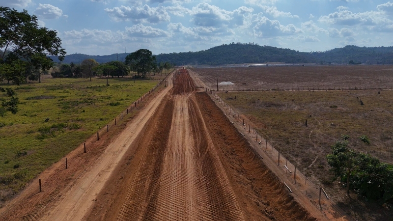 Rotas da Produção avança na Linha 29 e melhora acesso à zona rural de Guarantã do Norte