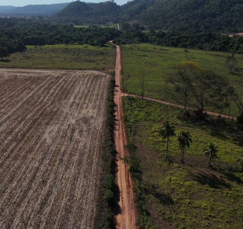 Rotas da Produção avança na Linha 29 e prepara estrada rural para futuras melhorias em Guarantã do Norte