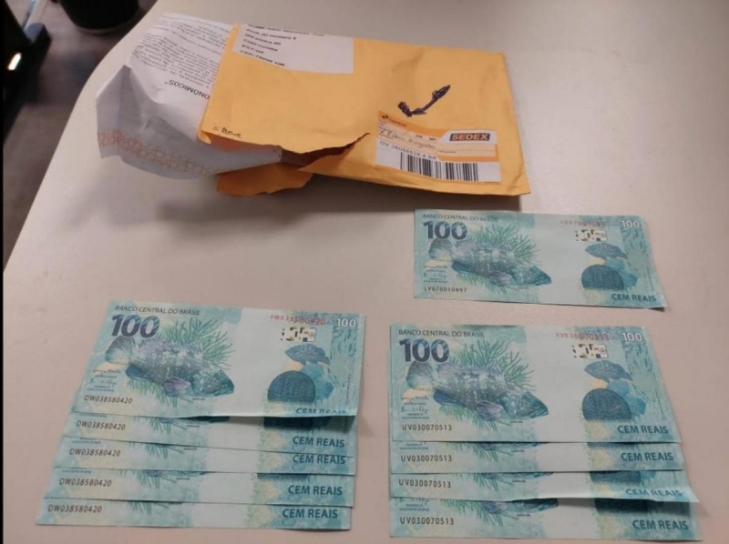 Morador do interior é preso pela Polícia Federal ao receber R$ 1 mil em dinheiro falso pelo Correio
