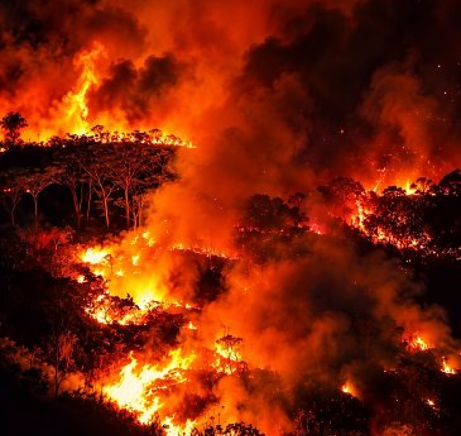 Grande Incêndio atinge floresta no entorno de Manaus e expõe hipocrisia da classe artística