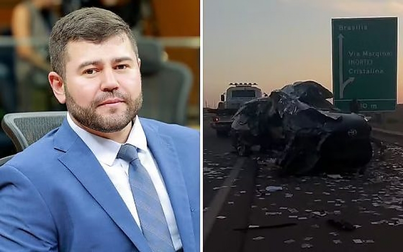 Deputado estadual morre após carro bater em carreta na BR-050