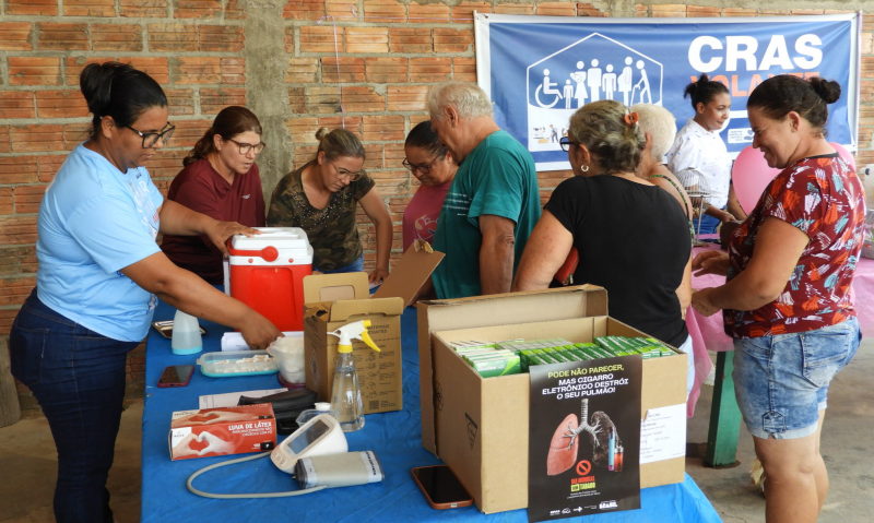 SAÚDE MAIS PROXIMA DA COMUNIDADE: Prefeitura Municipal leva ações de saúde aos moradores do P.A. Monte Verde.