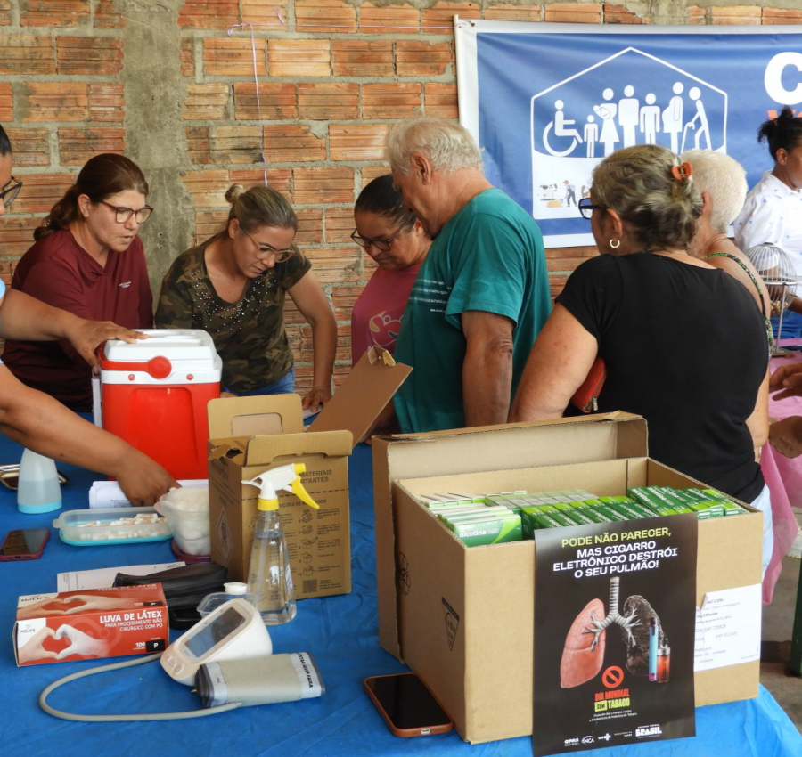 SAÚDE MAIS PROXIMA DA COMUNIDADE: Prefeitura Municipal leva ações de saúde aos moradores do P.A. Monte Verde.