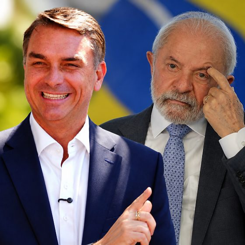 Pesquisa Gerp, que acertou o primeiro turno, aponta Flávio Bolsonaro com 50% e Lula com 45%