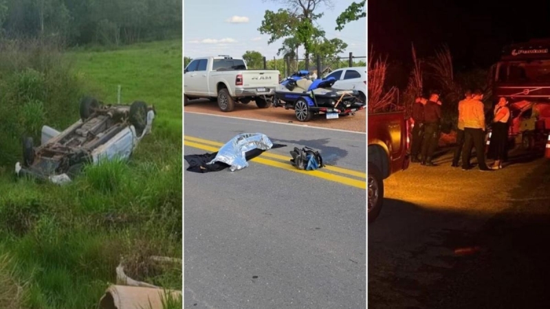 Fim de semana deixa 12 mortos em rodovias do interior de Mato Grosso