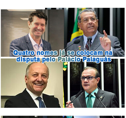 Quatro nomes já se colocam na disputa pelo Palácio Paiaguás, em uma corrida marcada por articulações internas, alianças estratégicas e o fortalecimento da direita em Mato Grosso.