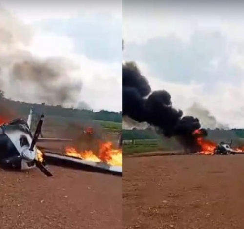 Piloto de avião incendiado morre em confronto com o Gefron em MT