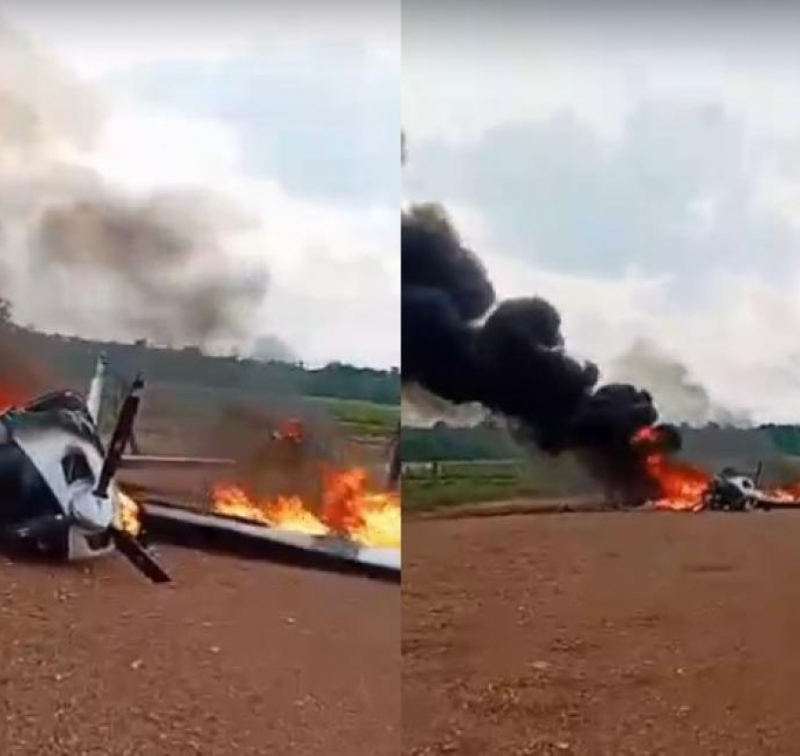 Piloto de avião incendiado morre em confronto com o Gefron em MT