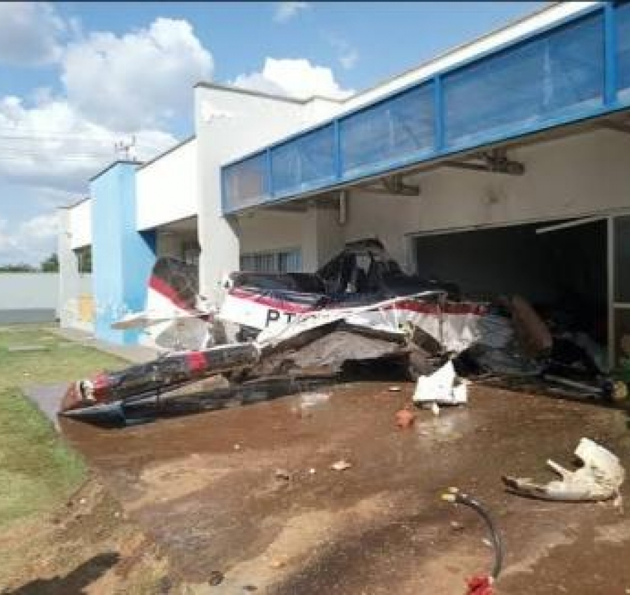 Prefeitura suspende atendimentos em creche e UBS atingidos por queda de avião
