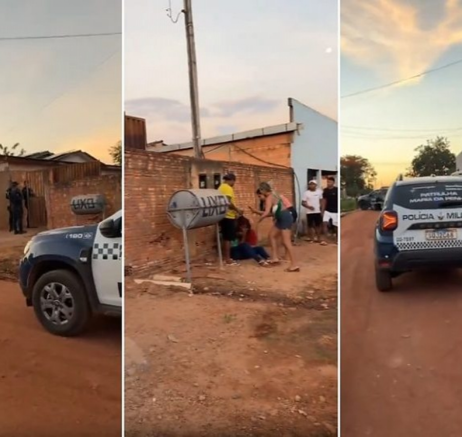 Marido faz mulher de refém e é morto em confronto com a PM em MT
