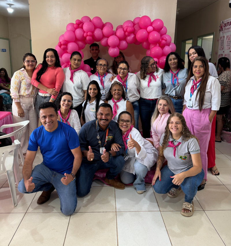 Outubro Rosa: Unidades de Saúde de Peixoto de Azevedo e União do Norte intensificam ações de prevenção e cuidados com a saúde da mulher