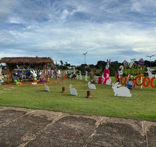 Matupá entra no clima da Páscoa com decoração especial 
