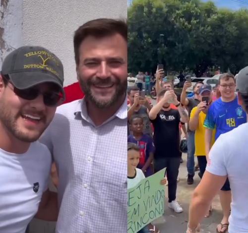 Prefeito Rodrigo Benassi acompanha César Rincon e reforça imagem acolhedora de Colíder Na tarde desta sexta-feira, o prefeito de Colíder, Rodrigo Benassi, demonstrou sensibilidade e liderança ao acompanhar a saída do influenciador César Rincon da delegaci