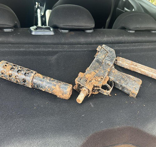 Submetralhadora enterrada é recuperada em Guarantã do Norte; caso está sob investigação