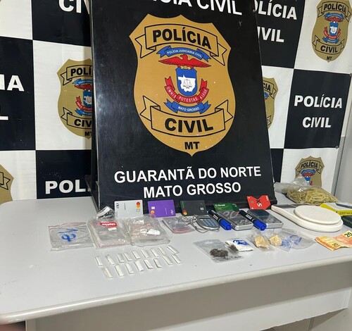 Polícia Civil Cumpre Mandado e Apreende Drogas com Suspeito de Ser Distribuidor do Tráfico em Guarantã do Norte