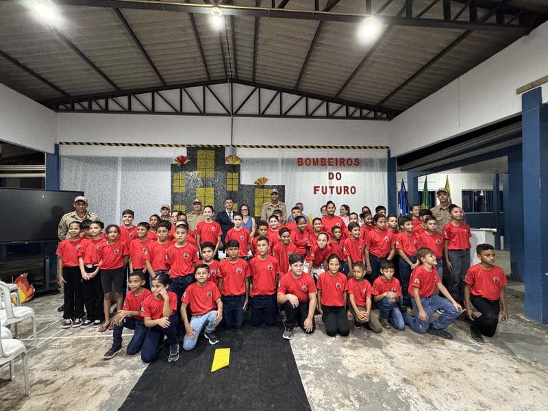 Projeto Bombeiro do Futuro é lançado em Guarantã do Norte com foco na formação cidadã de crianças