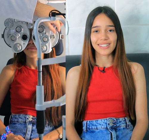 Dor de cabeça levou estudante à clínica de olhos e revelou problema de visão não diagnosticado