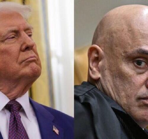 Trump acusa Moraes de atuação ilegal e desafia ação contra Big Techs