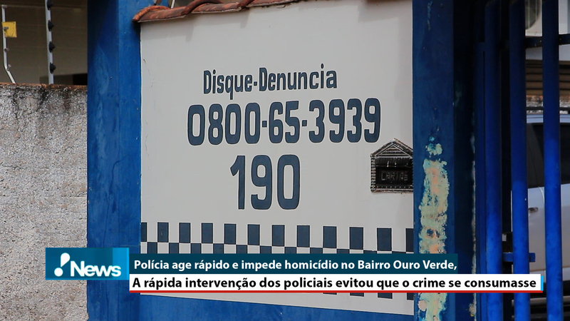 Polícia age rápido e impede homicídio durante confraternização no Bairro Jardim Ouro Verde, em Guarantã do Norte