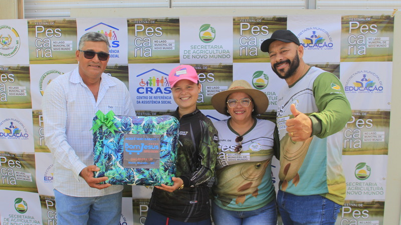 Novo Mundo realiza primeiro festival de pesca e movimenta a cidade com lazer, prêmios e integração
