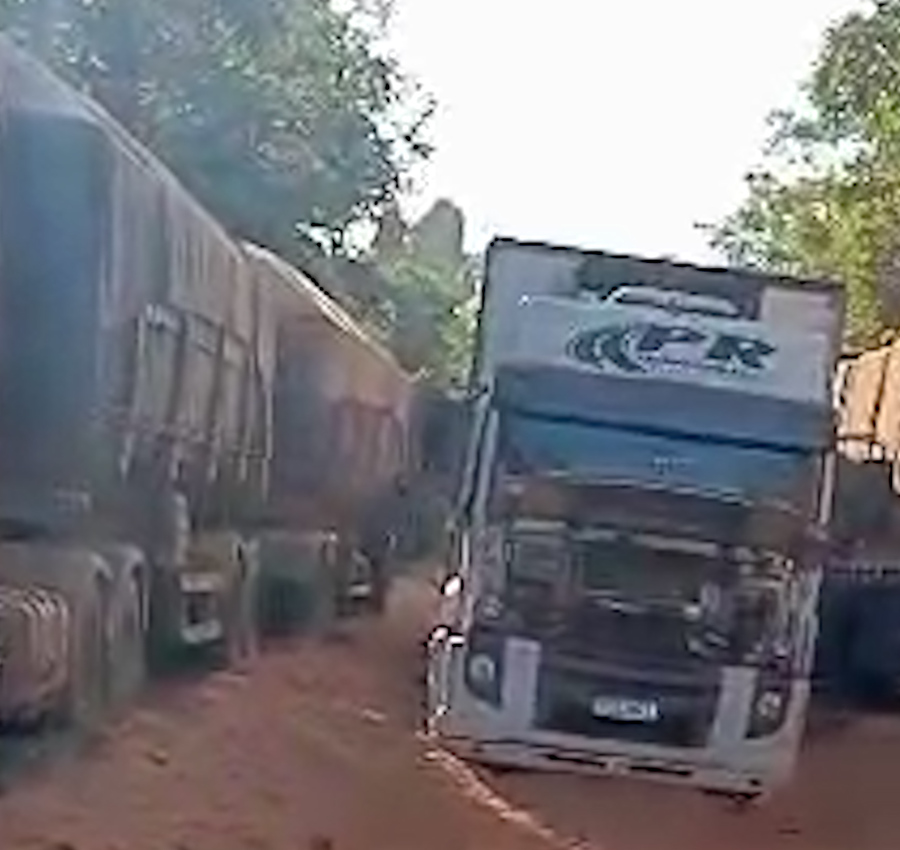 Areião na MT-322 volta a causar transtornos e caminhoneiros cobram ação urgente