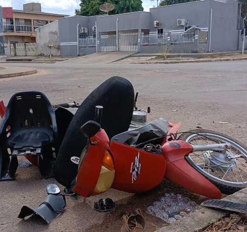 Mãe e filha ficam feridas em atropelamento em Guarantã do Norte; motorista foge sem prestar socorro