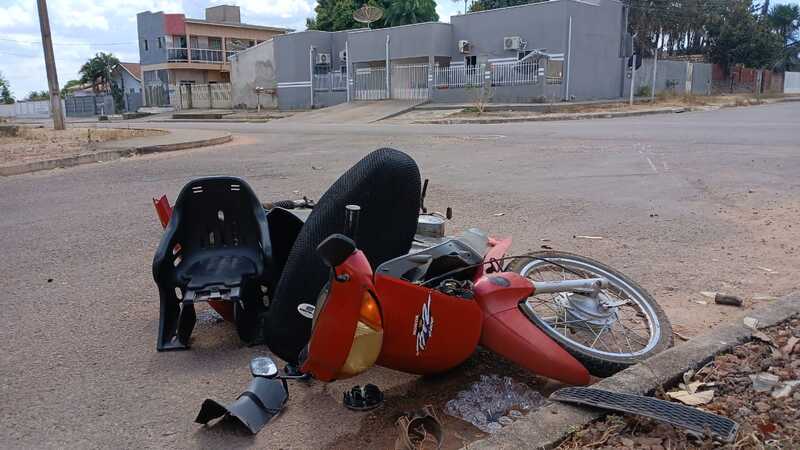 Mãe e filha ficam feridas em atropelamento em Guarantã do Norte; motorista foge sem prestar socorro
