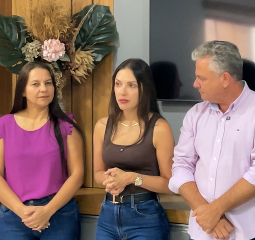 Deputada Janaína Riva cumpre visita que devia ao prefeito Cassiano Martins em Novo Mundo