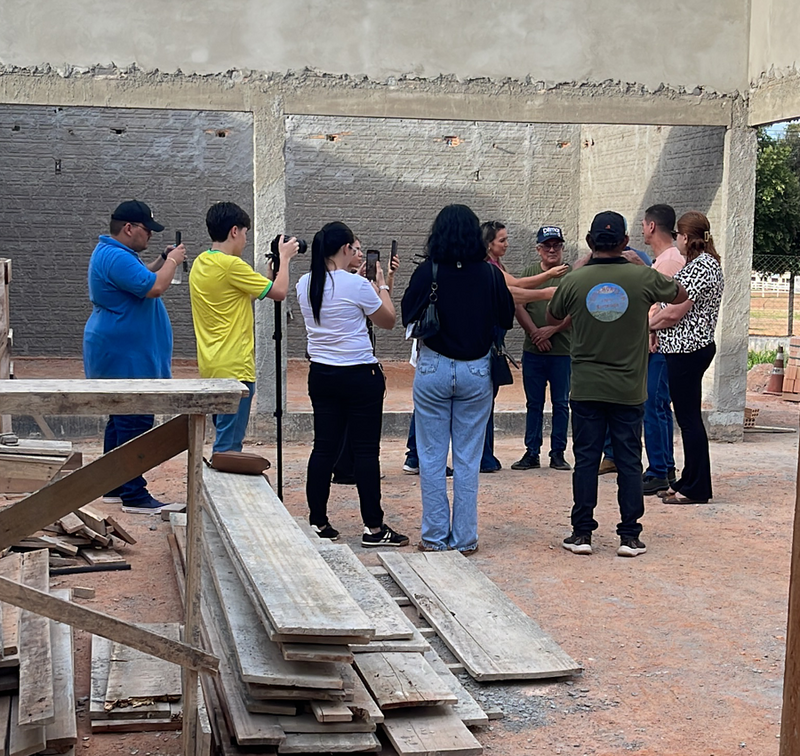 Deputado Dilmar Dal Bosco participa de reunião institucional e visita obras em Guarantã do Norte