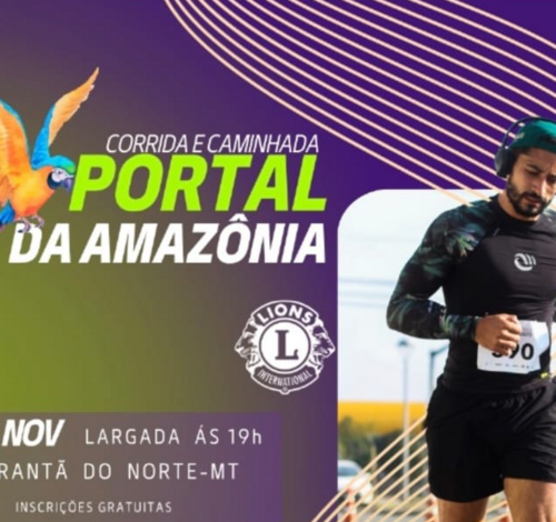 Guarantã do Norte se prepara para a 1ª Corrida Portal da Amazônia, com largada dia 22 de novembro
