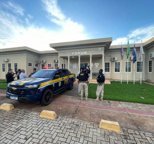 PRF de Guarantã do Norte recebe viaturas e equipamentos em parceria com o Ministério Público