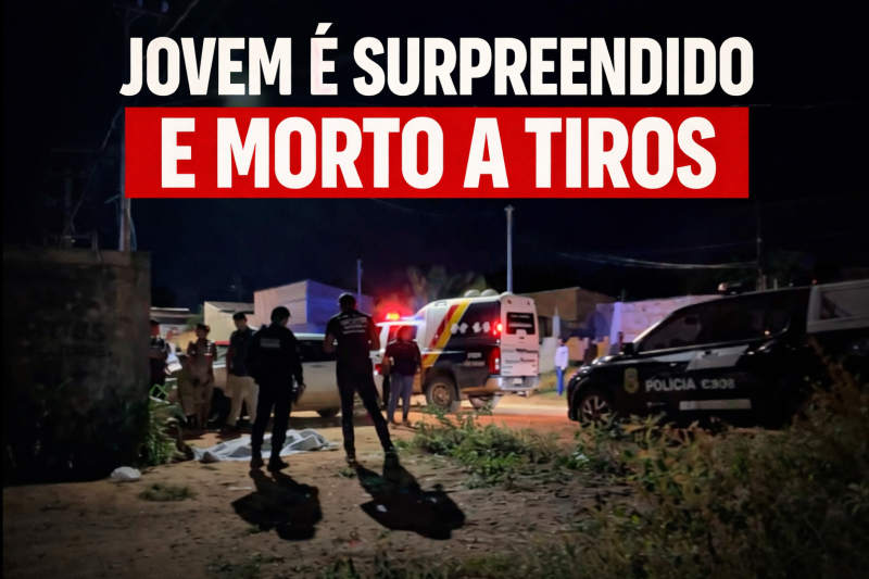 Jovem é morto a tiros no bairro Jerusalém, em Peixoto de Azevedo