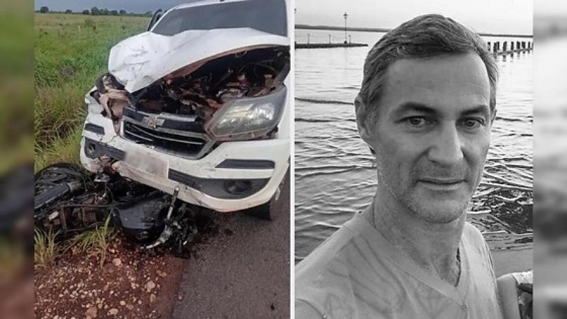 Motociclista morre em colisão frontal com caminhonete