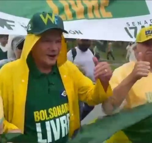 Wellington Fagundes destaca união e clama por justiça durante a Caminhada da Liberdade em Brasília