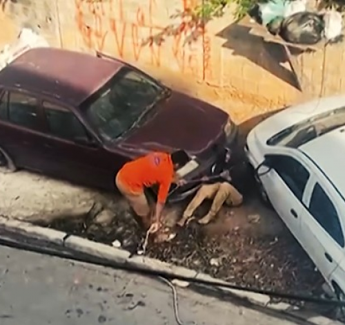 Ladrão invade casa e é capturado no laço