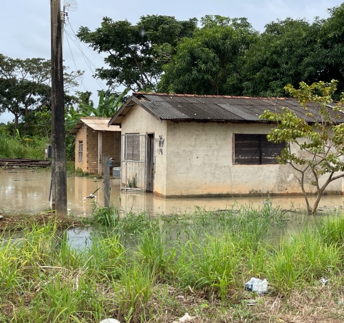 Chuvas acima da média voltam a provocar alagamentos em Guarantã do Norte