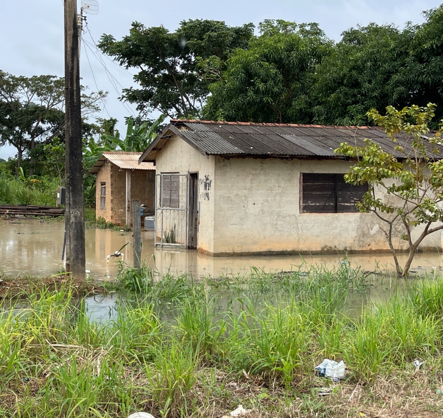 Chuvas acima da média voltam a provocar alagamentos em Guarantã do Norte