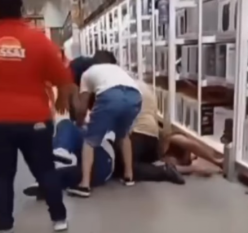 Amante e atual se encontram em supermercado e 