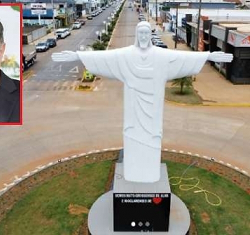 Prefeito é cassado por irregularidades em construção de estátua do Cristo Redentor em MT