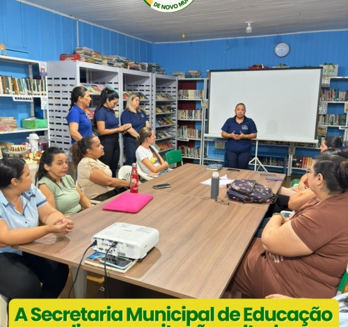 Encontro pedagógico fortalece práticas da Educação Especial em Novo Mundo